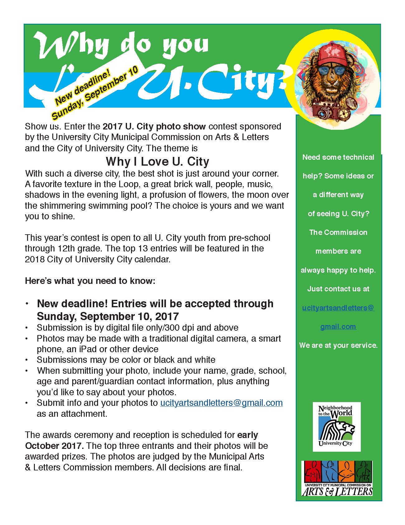 2017 AL photo contest new  deadline