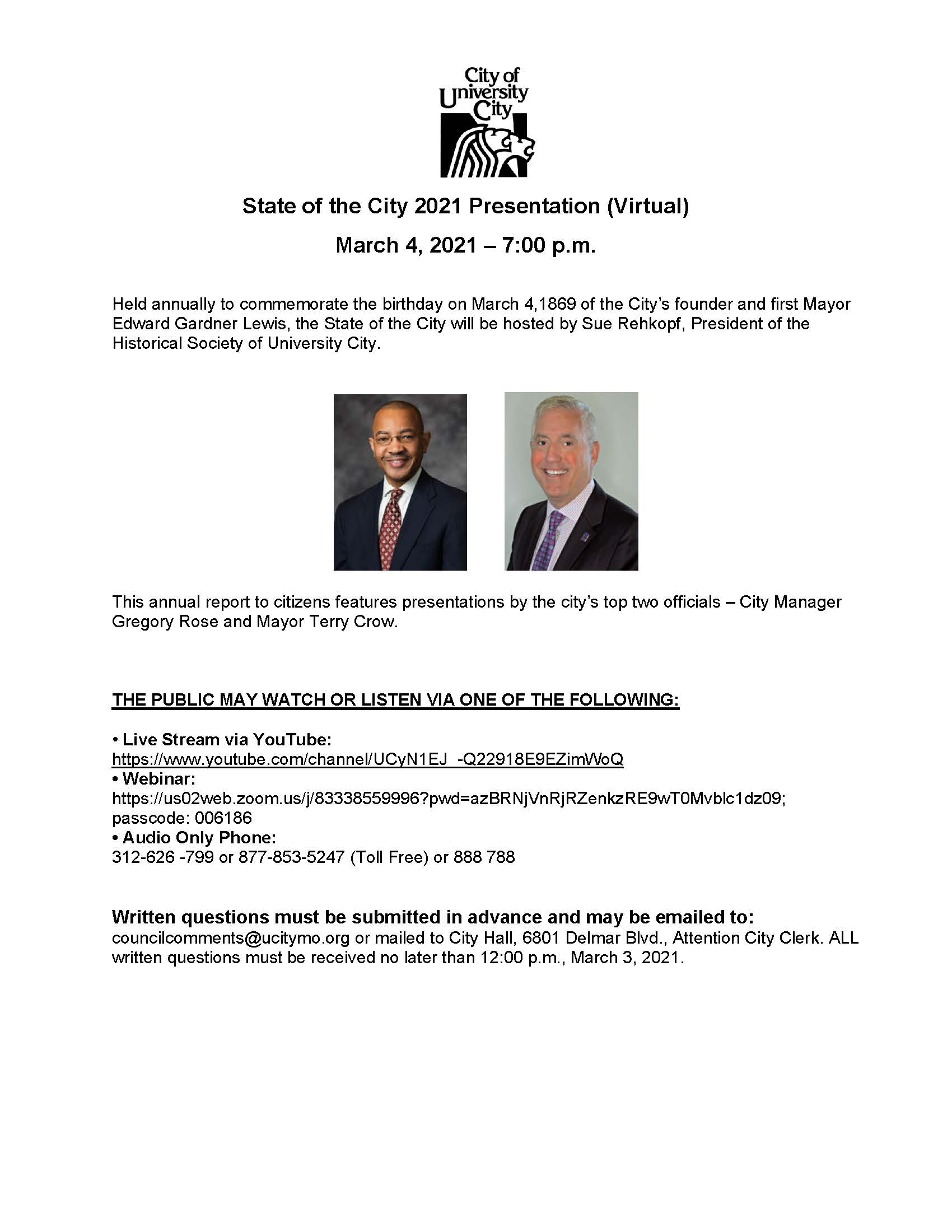 State of the City 2021