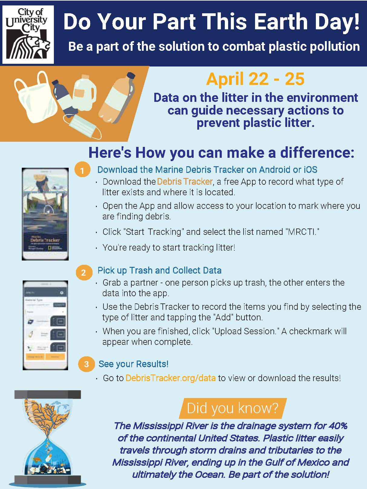 EARTH DAY cleanup opt